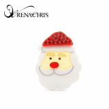 RenaChris Christmas Santa Claus point hairpin